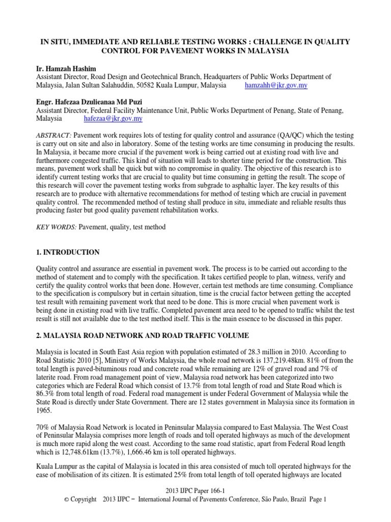 what is quality article on quality control